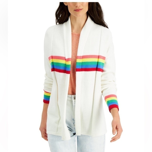 Style & Co Pride Open Cardigan - Picture 1 of 8